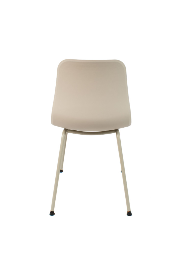 SILLA LONDON PP-METAL CREMA