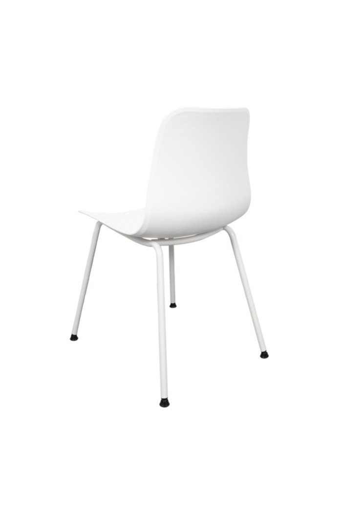 SILLA LONDON PP-METAL BLANCA