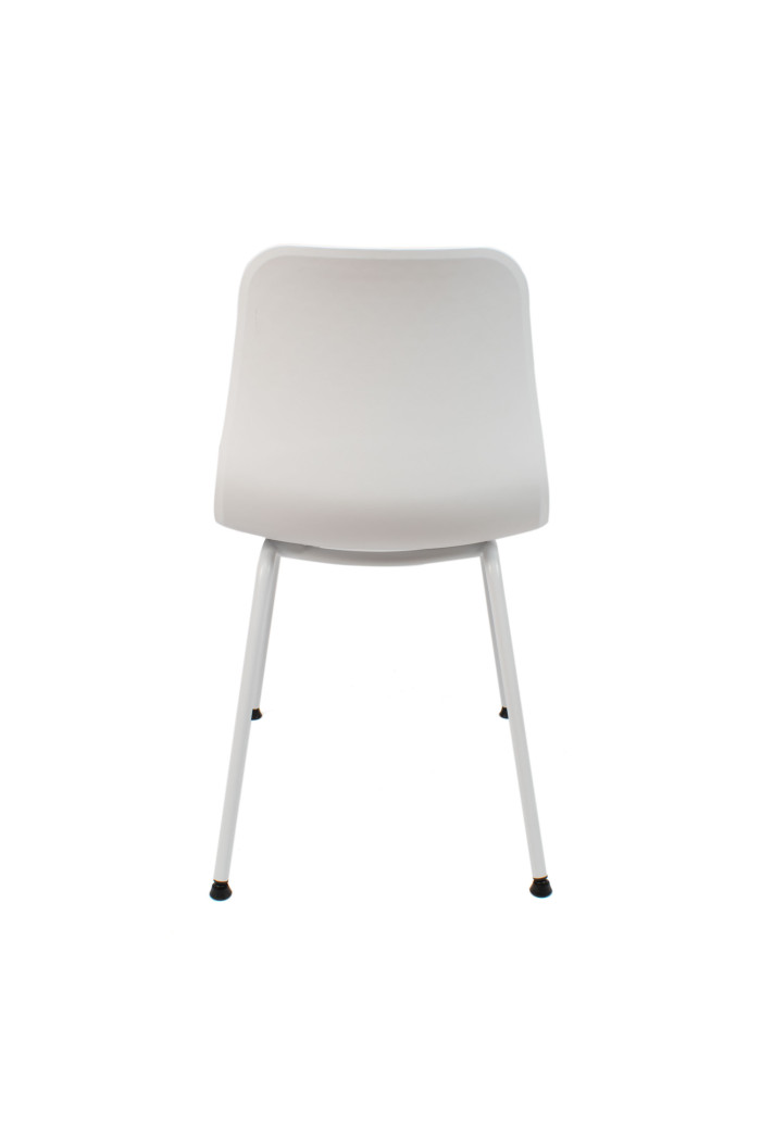 SILLA LONDON PP-METAL BLANCA