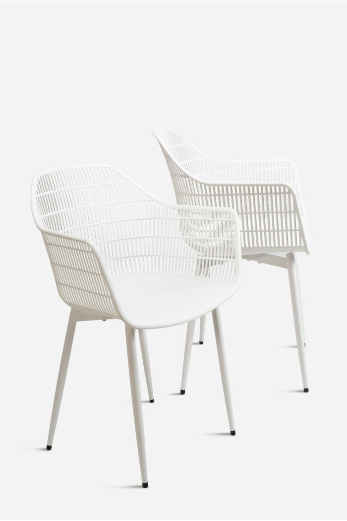 SILLA PP-METAL BLANCO