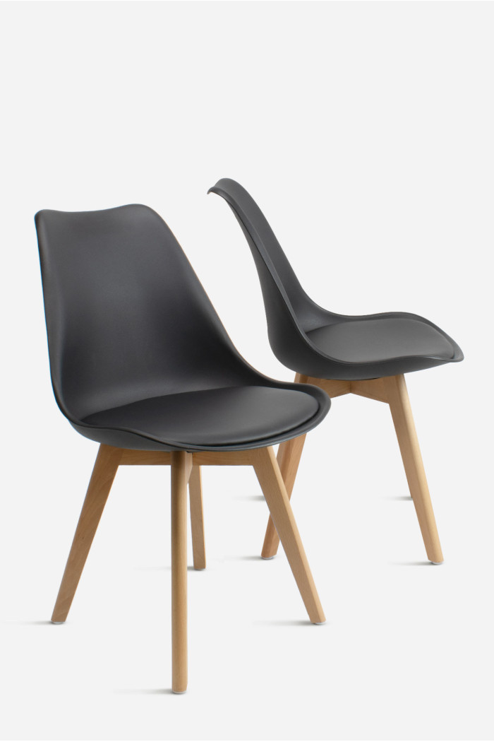 SILLA PP-MADERA NEGRA