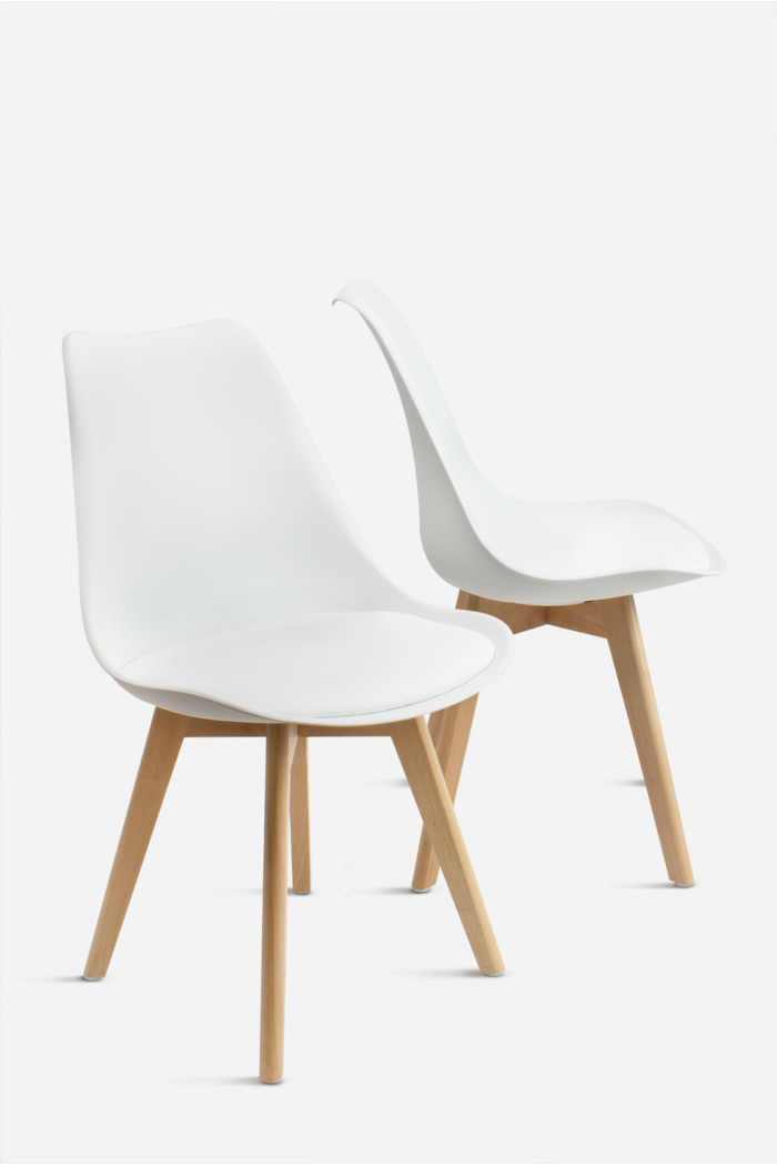 SILLA PP-MADERA BLANCA