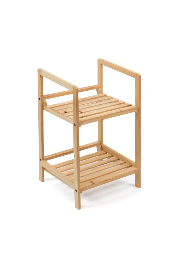 Estantería de Bambú 2 baldas - Natural