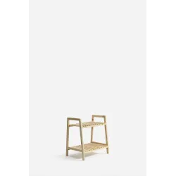ESTANTERIA MADERA 2 NIVELES NAT