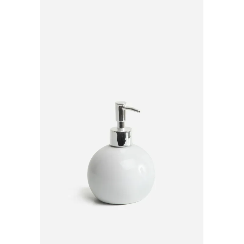 Dispensador de Jabón de Baño Redondo de Cerámica