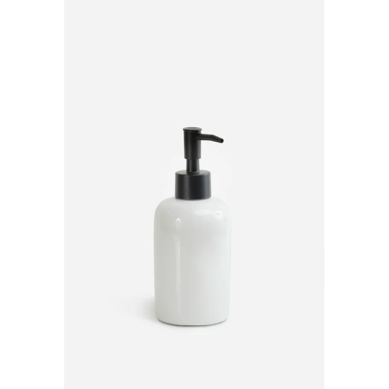 Dispensador de Jabón de Baño de Cerámica Blanco Ø7X17 cm | Varios Modelos