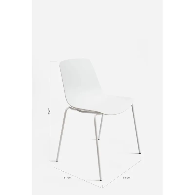 Silla de Comedor de 55x51x82 cm - Milán