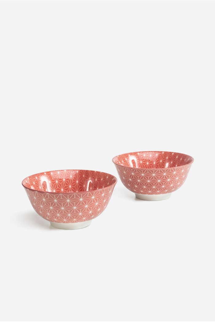 BOL APERITIVO PORCELANA D.16X7,5 - ROJO