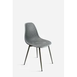 Silla de Comedor Plástico de Polipropileno 46x50x87 cm Mónaco - Varios Colores