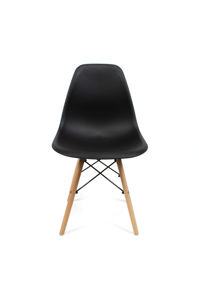 SILLA PP- MADERA  NEGRA 46,5 x 50 x 82 cm