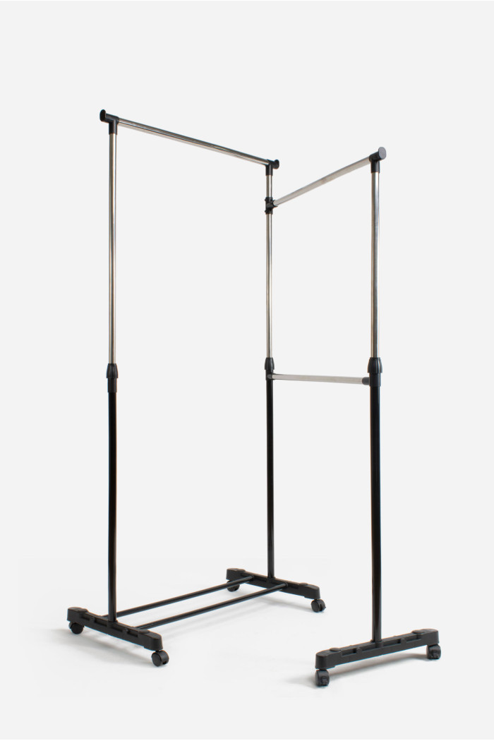 PERCHERO DE METAL AJUSTABLE  (D.TUBO 22)158X41X90-155CM