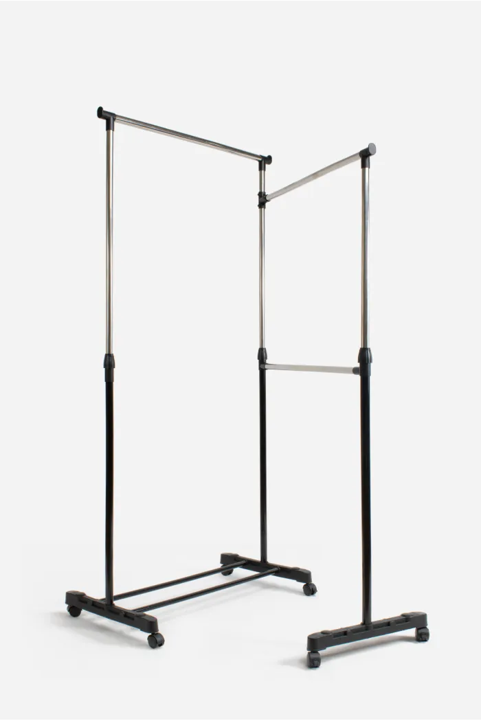 PERCHERO DE METAL AJUSTABLE (D.TUBO 22)158X41X90-155CM