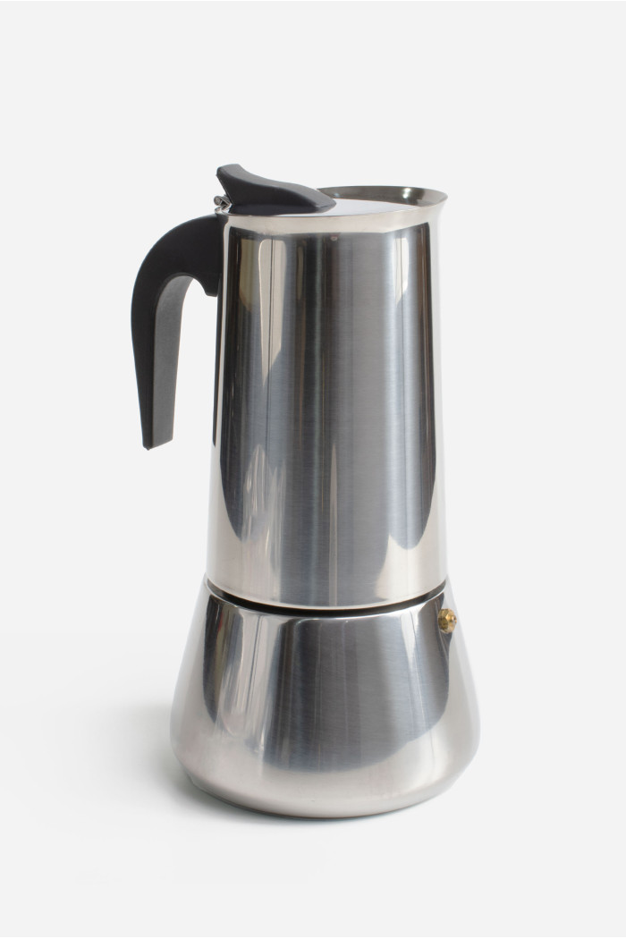 CAFETERA ACERO INOX INDUCCION 12 TAZAS D.14X26 cm