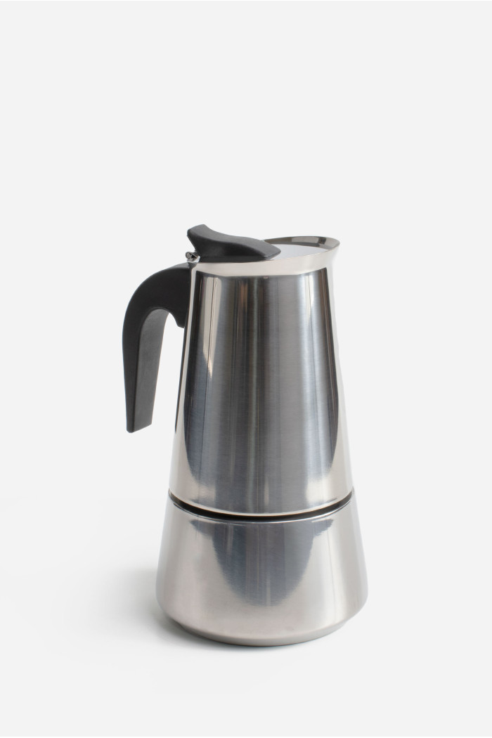 CAFETERA ACERO INOX INDUCCION 9 TAZAS D.10X20 cm