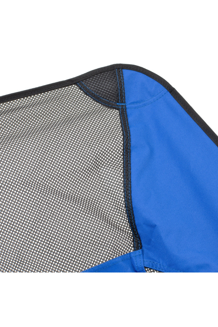 SILLA CAMPING PLEGABLE AZUL 55X34X65