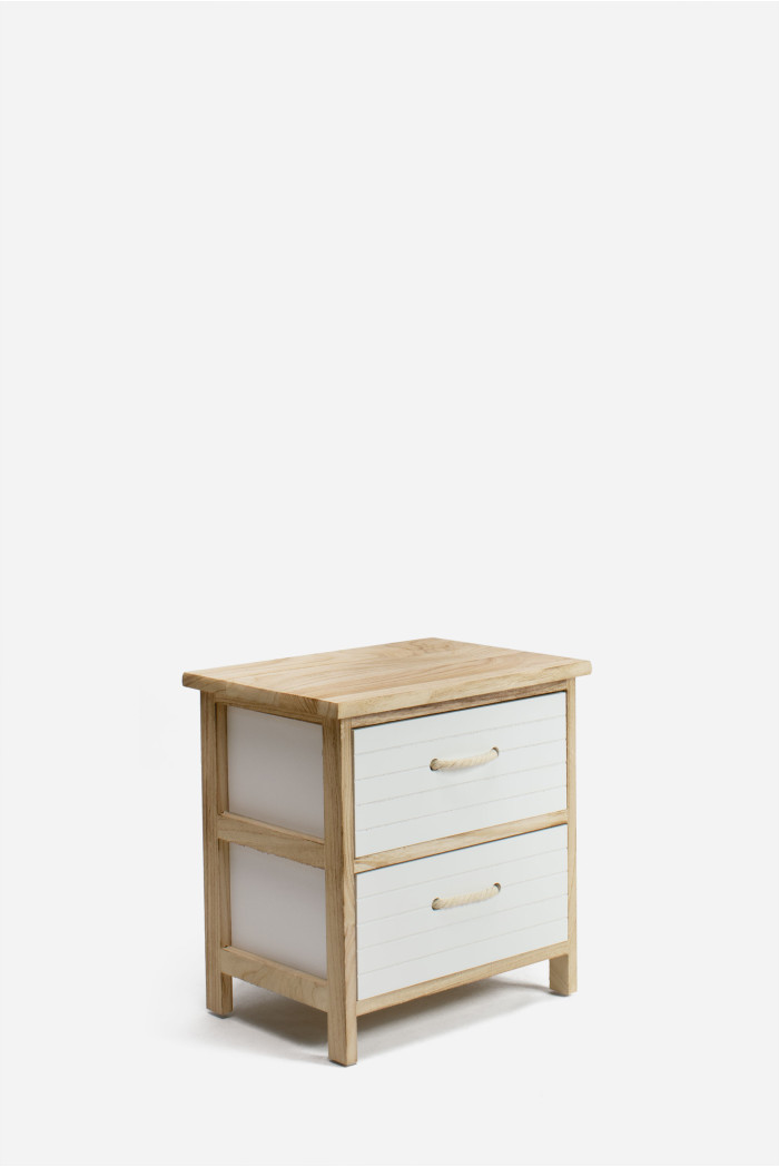 Mueble Cajonera Moderna de Madera de 2,3 y 4 Cajones Color Blanco