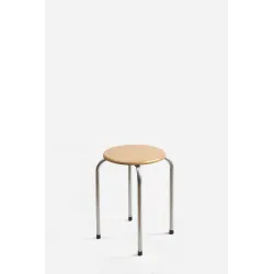 Taburete Auxiliar Darek Ø30 x 45 cm | Metal y MDF