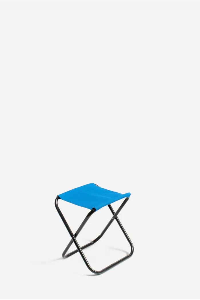 Taburete Plegable de Camping con Estructura de Metal - Varios Colores