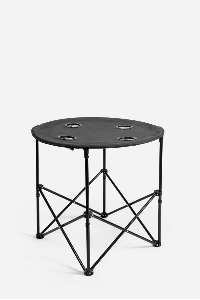 Mesa de Camping Plegable Negra