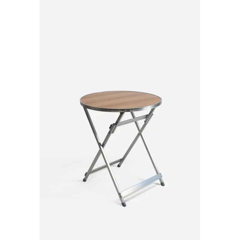 Mesa de Cámping Plegable de Aluminio - D.60x70cm