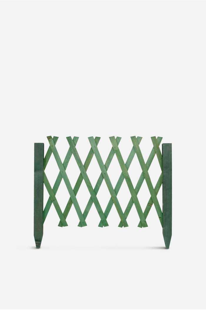 Set  de 6 Celosías de Madera Extensible 95x49cm - 2 Colores