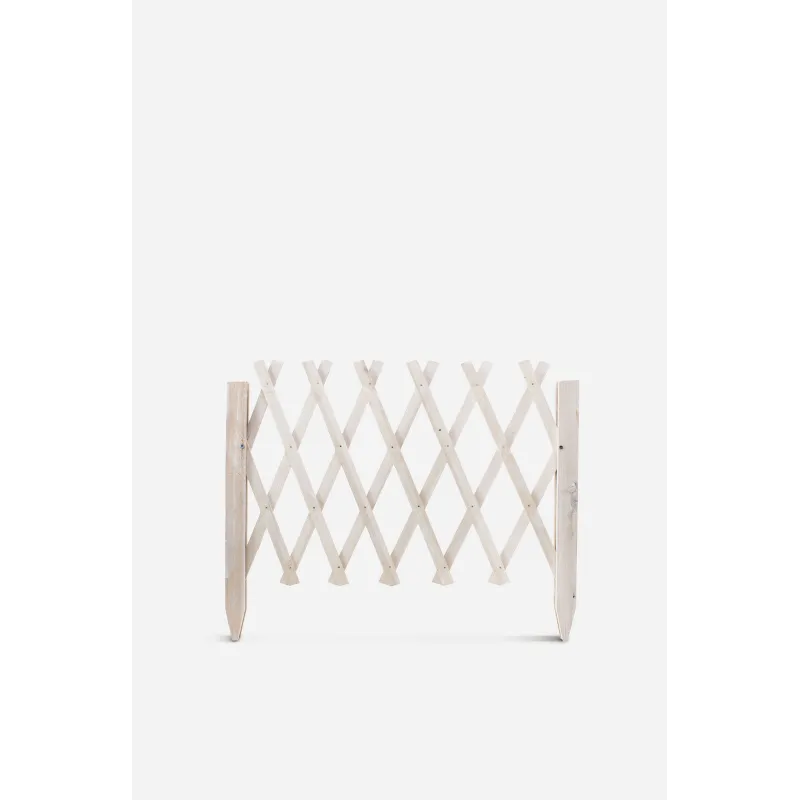 Set de 6 Celosías de Madera Extensible 95x49cm - 2 Colores