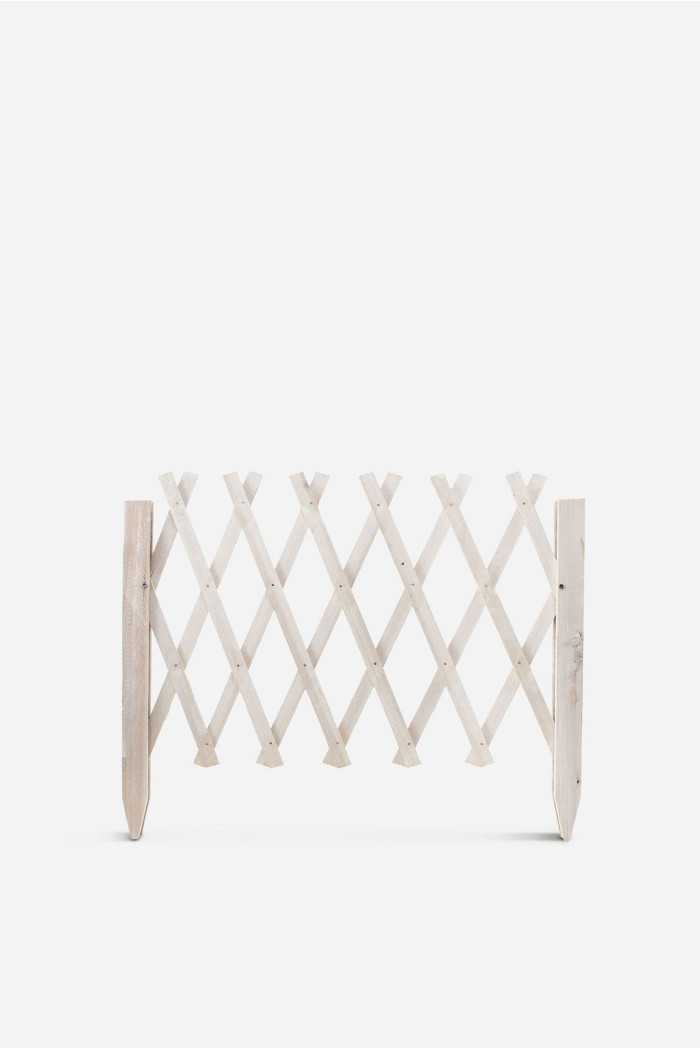 Set  de 6 Celosías de Madera Extensible 95x49cm - 2 Colores