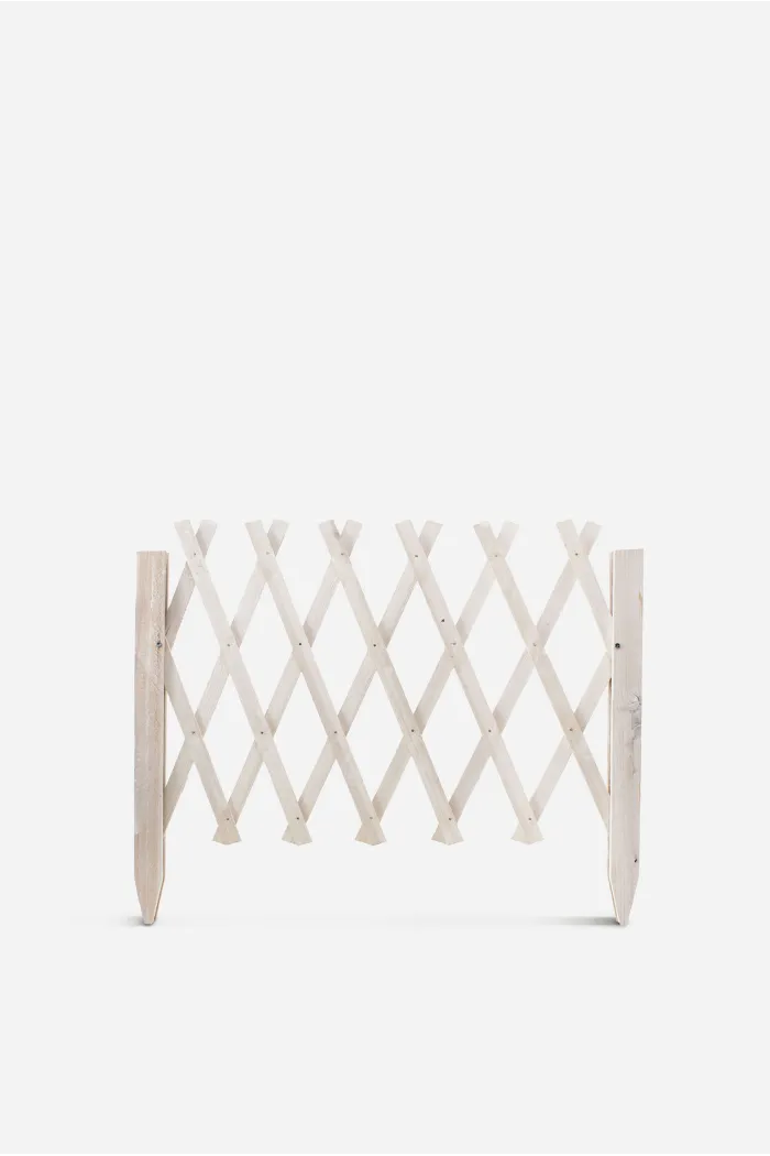 Set de 6 Celosías de Madera Extensible 95x49cm - 2 Colores