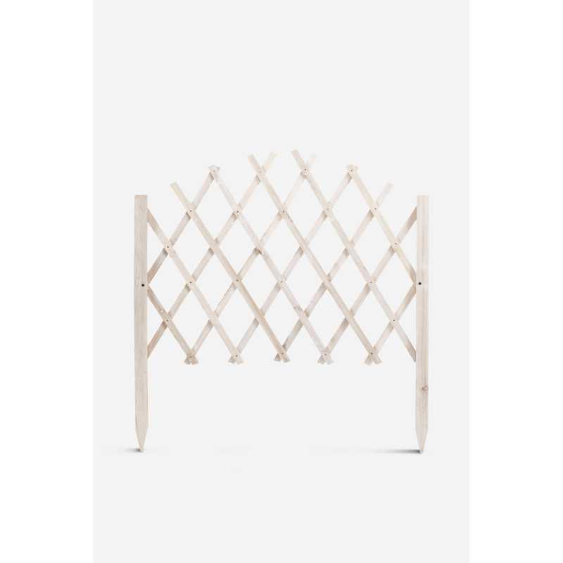 Set de 6 Celosías de Madera Extensible 117x65cm - 3 Colores