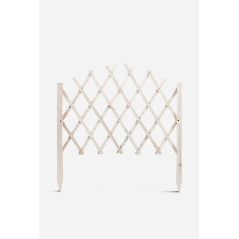 Set de 6 Celosías de Madera Extensible 117x65cm - 3 Colores