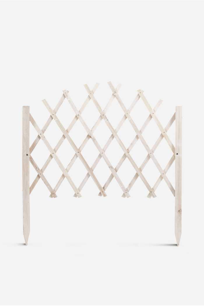 Set de 6 Celosías de Madera Extensible 117x65cm - 3 Colores