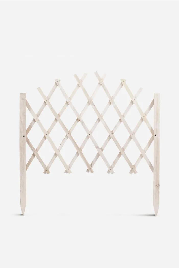 Set de 6 Celosías de Madera Extensible 117x65cm - 3 Colores