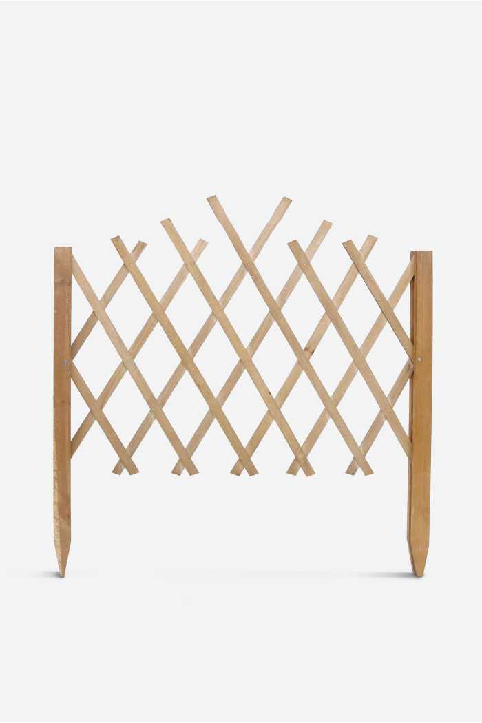 Set de 6 Celosías de Madera Extensible 117x65cm - 3 Colores