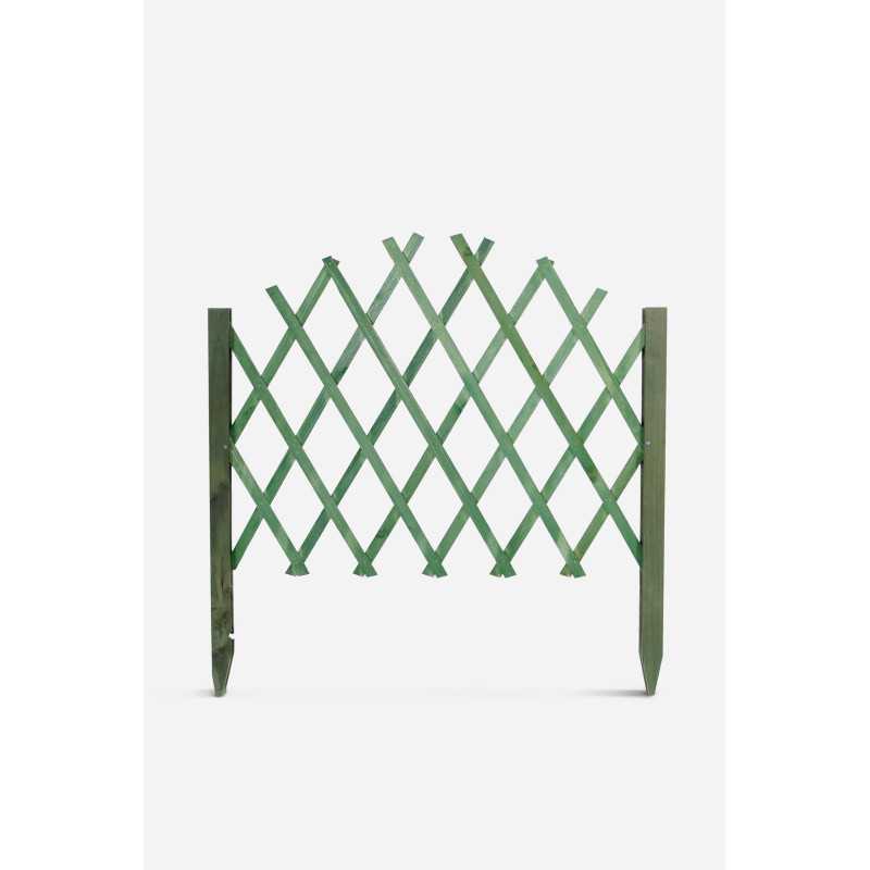 Set de 6 Celosías de Madera Extensible 117x65cm - 3 Colores