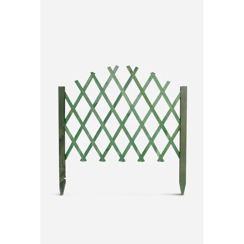 Set de 6 Celosías de Madera Extensible 117x65cm - 3 Colores