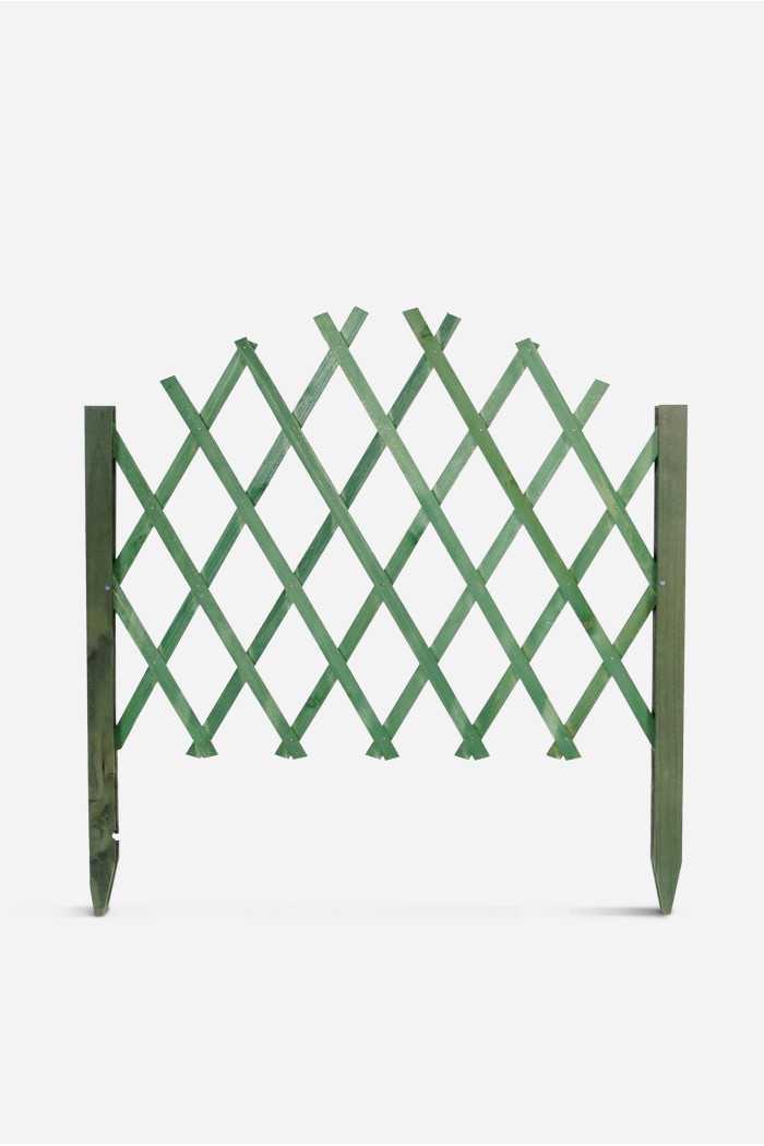 Set de 6 Celosías de Madera Extensible 117x65cm - 3 Colores