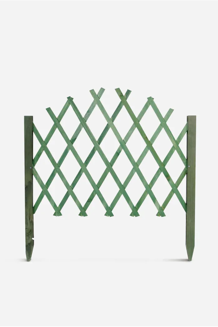 Set de 6 Celosías de Madera Extensible 117x65cm - 3 Colores