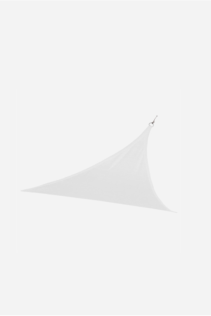 TOLDO VELA TRIANGULAR BLANCO 3,6X3,6X3,6m