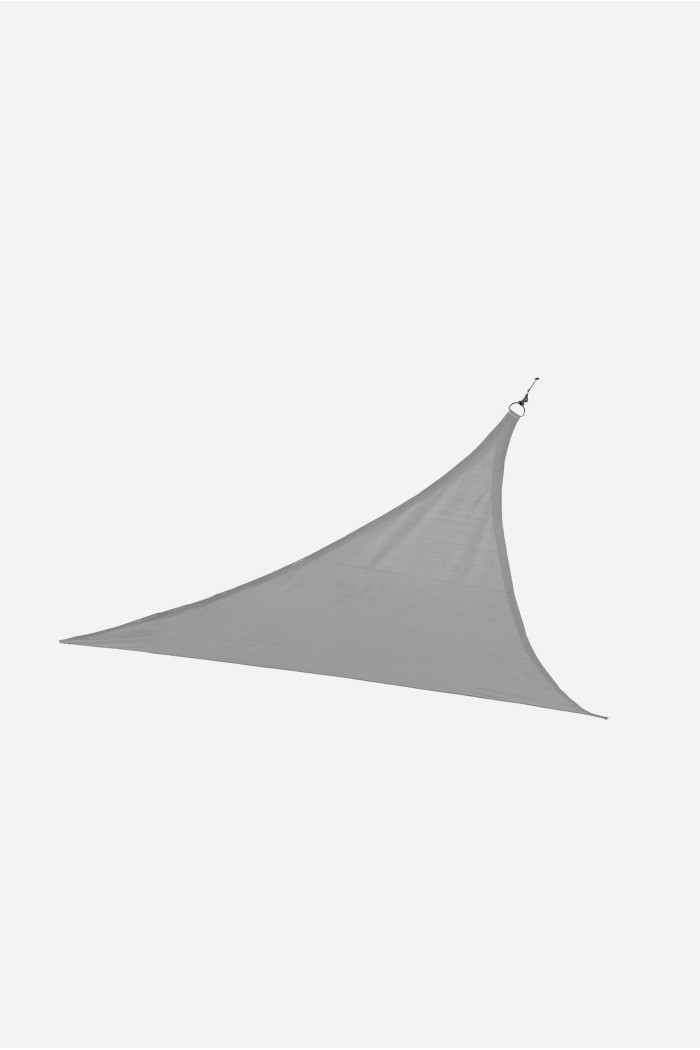 TOLDO VELA TRIANGULAR GRIS 5X5X5m