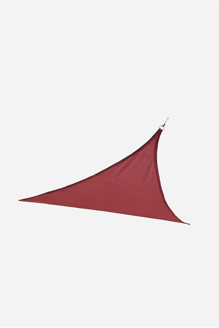 TOLDO VELA TRIANGULAR GRANATE 5X5X5M