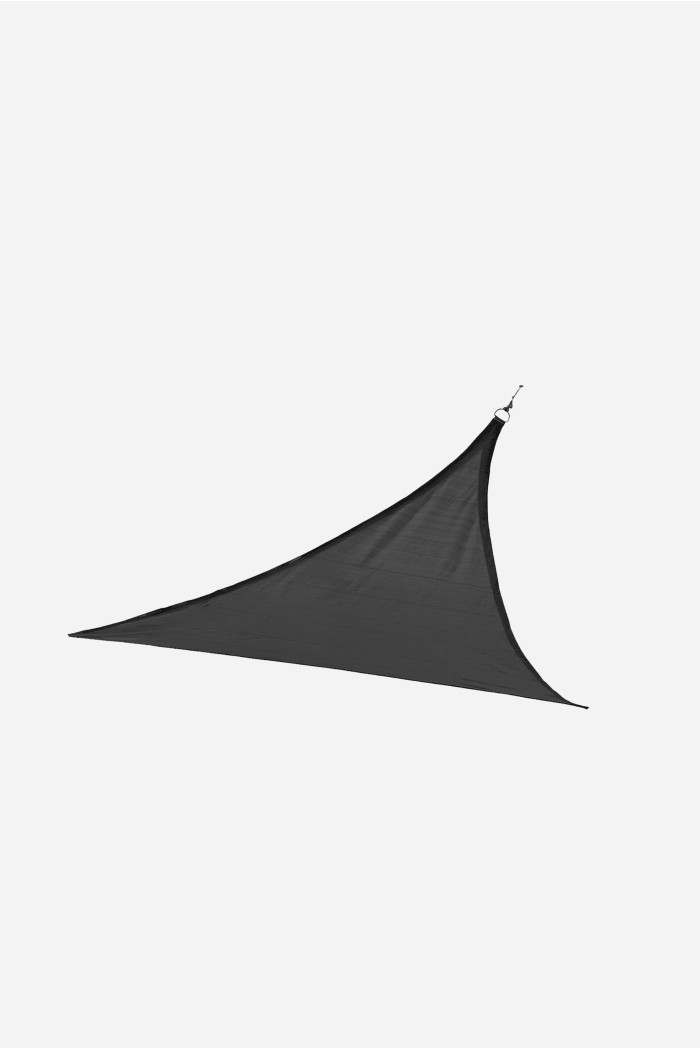 TOLDO VELA TRIANGULAR NEGRO 3,6X3,6X3,6M