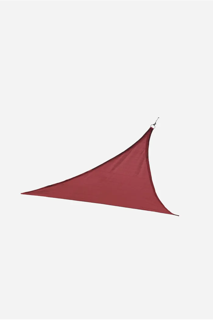 TOLDO VELA TRIANGULAR GRANATE 3,6X3,6X3,6M