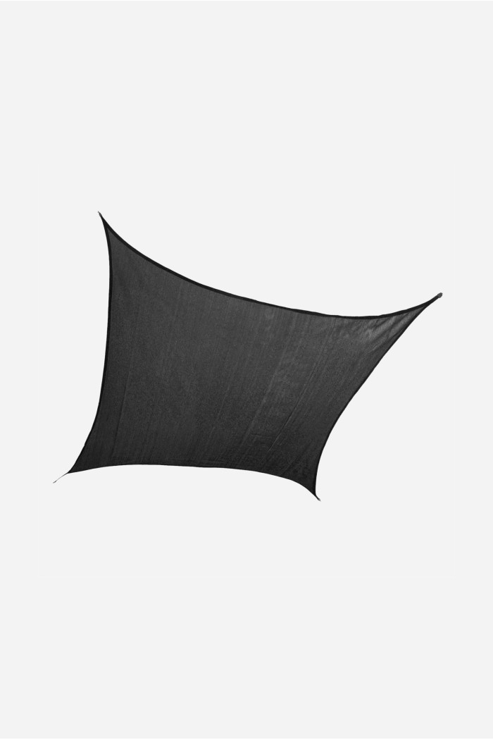 TOLDO VELA CUADRADO NEGRO 3,6X3,6M