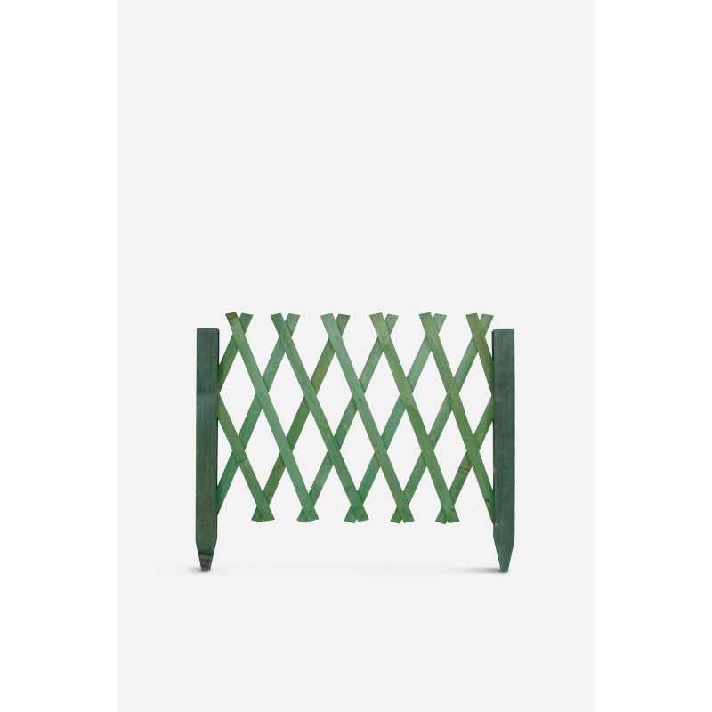 SET DE 6 CELOSÍAS MADERA EXTENSIBLE VERDE 95x49cm