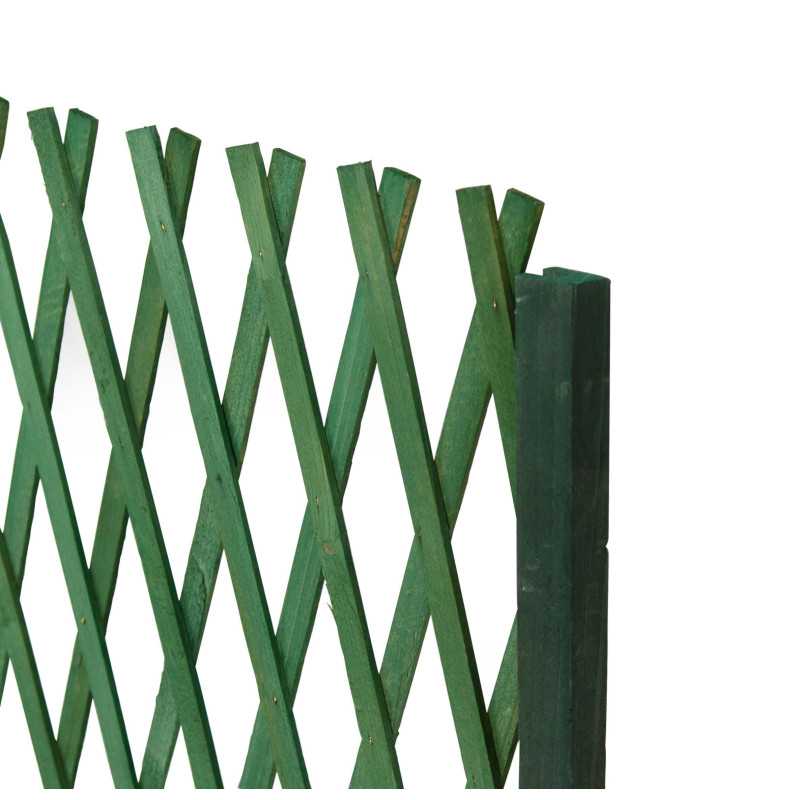 SET DE 6 CELOSÍAS MADERA EXTENSIBLE VERDE 95x49cm
