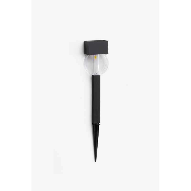 PACK DE 12 ANTORCHAS LUZ SOLAR PP 6,5X3X33 cm - LUZ BLANCA