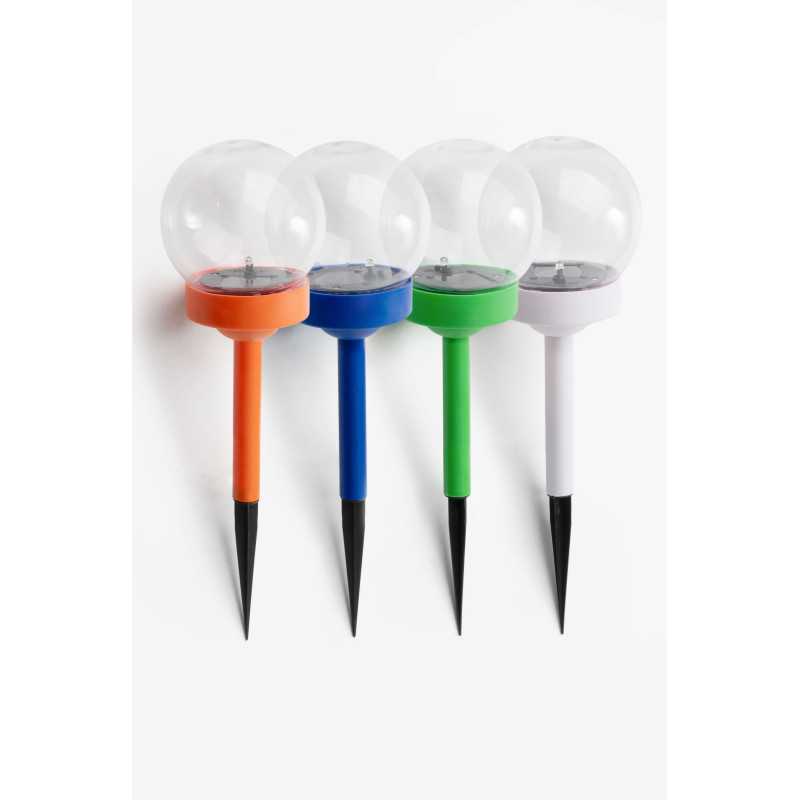 PACK DE 12 ANTORCHAS LUZ SOLAR PVC D.10X33cm