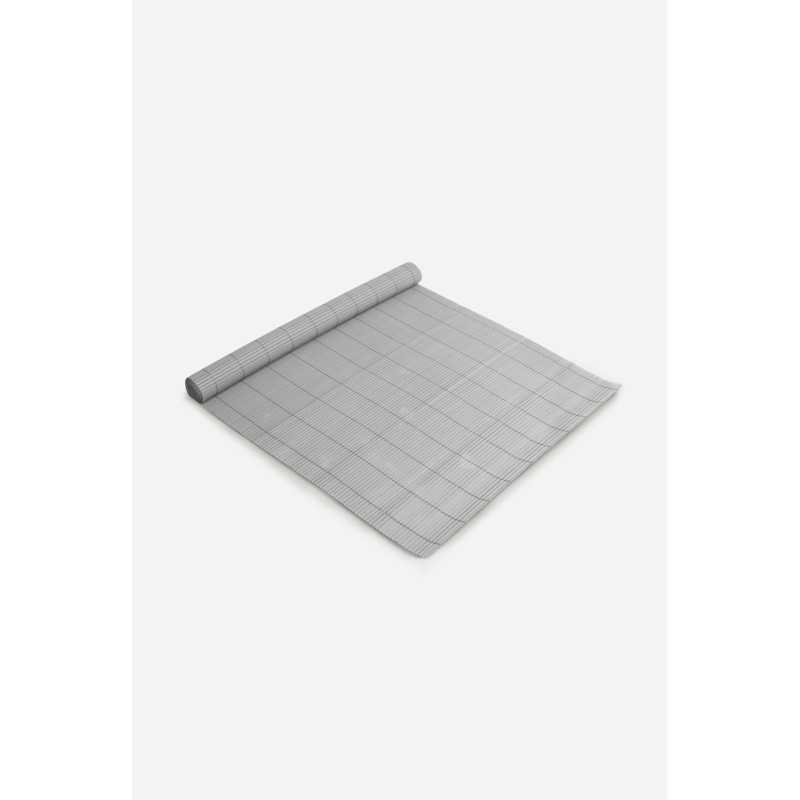 VALLA DE OCULTACIÓN PVC DOBLE CARA GRIS 1000gr/m² 1X3M