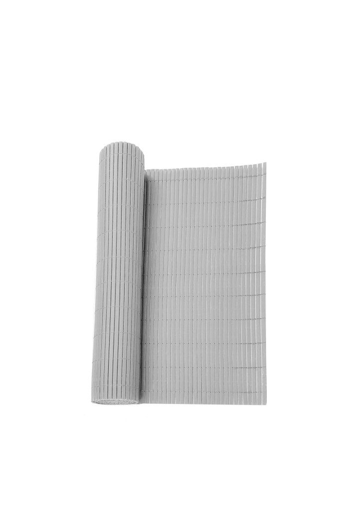 VALLA DE OCULTACIÓN PVC DOBLE CARA GRIS 1000gr/m² 1X3M