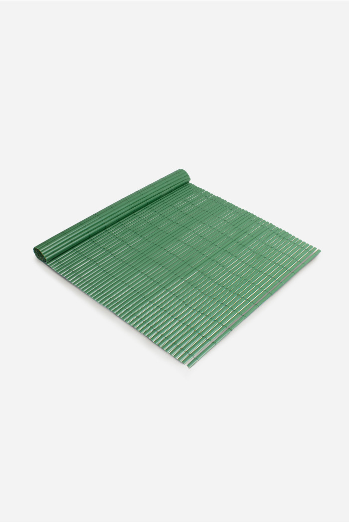 VALLA DE OCULTACIÓN MEDIA CAÑA PVC VERDE 900gr/m² 1X3M